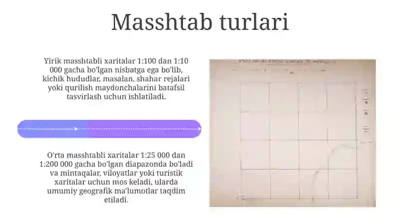 Plan va xaritalarning masshtablari 4