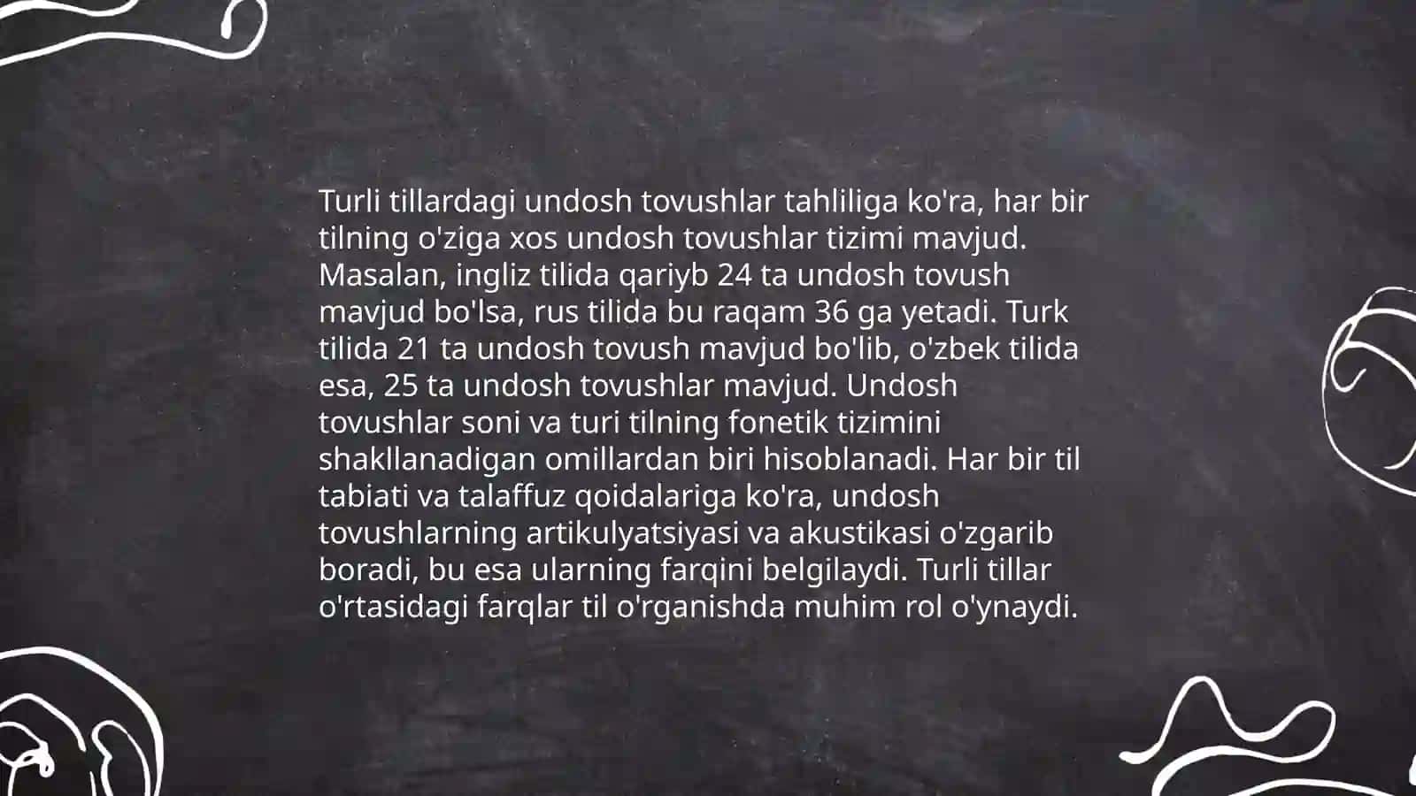 Turli tillardagi fanetik hodisalar 4