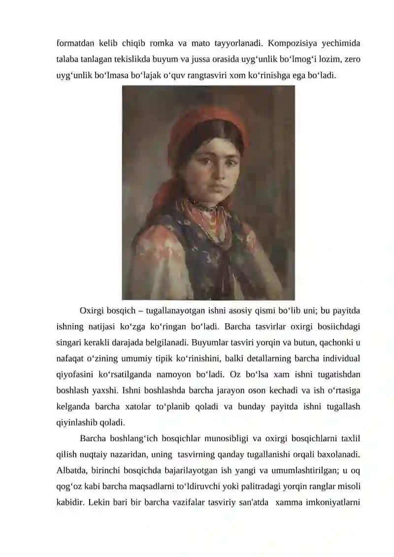 Inson portretini ishlash 4