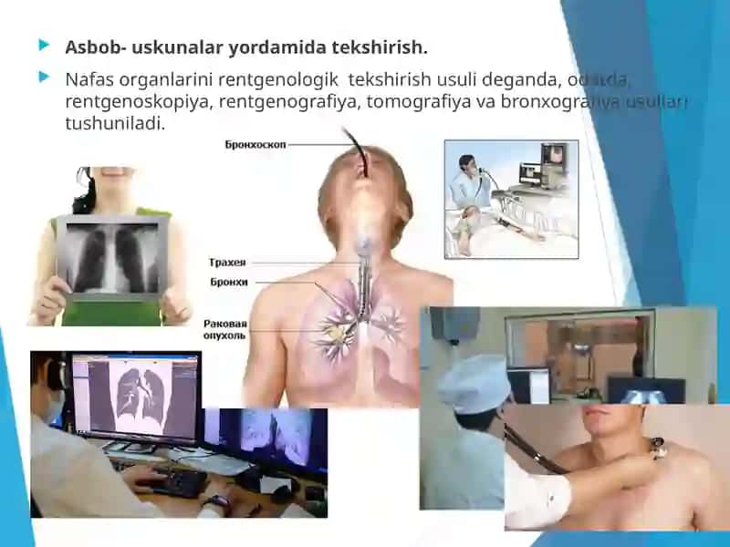 Nafas Olish Tizimini Klinik va Asbob-Uskunalar Yordamida Tekshirish Usullari 4