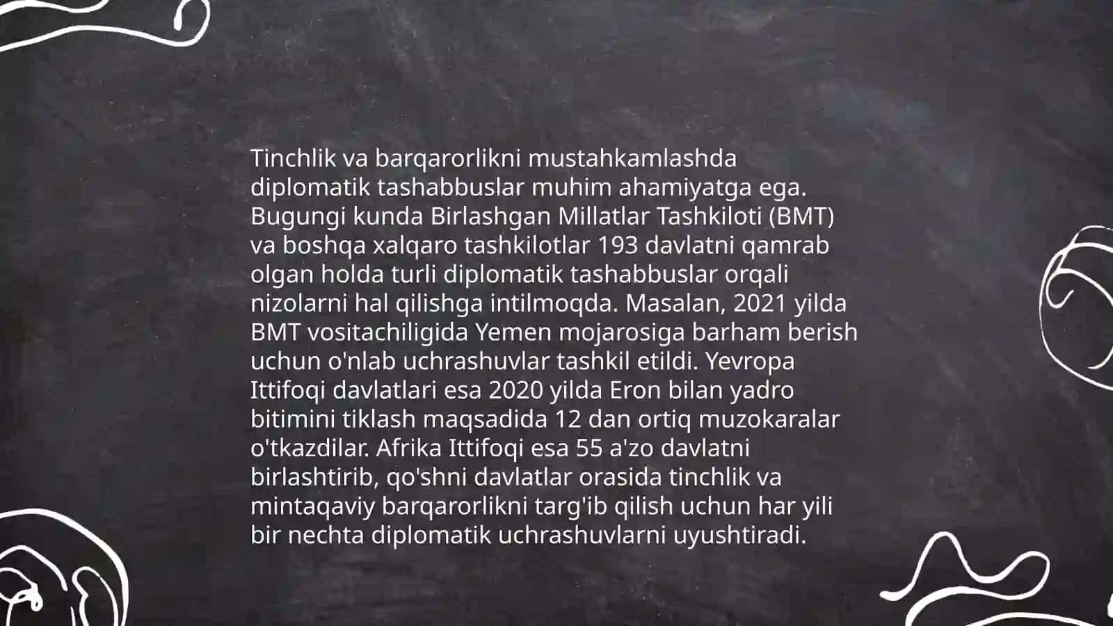 Oʻzbekistonning Markaziy Osiyoda tinchlik va barqarorlikni ta'minlashdagi o'rni 4