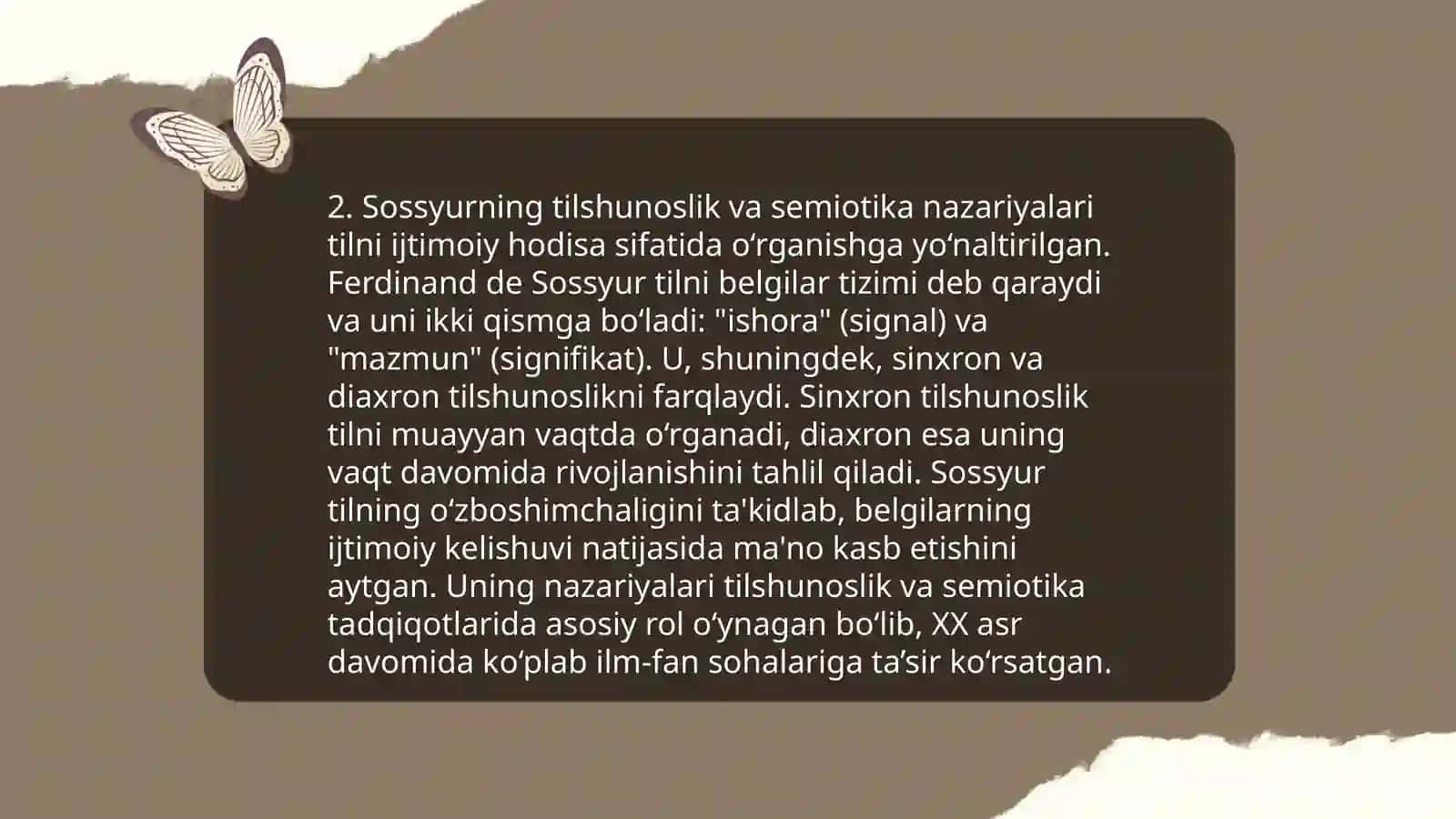 Ferdinand de Sossyurning lingvistik nazariyasi 4