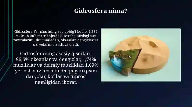 Gidrosfera va suvning aylanma harakati 4