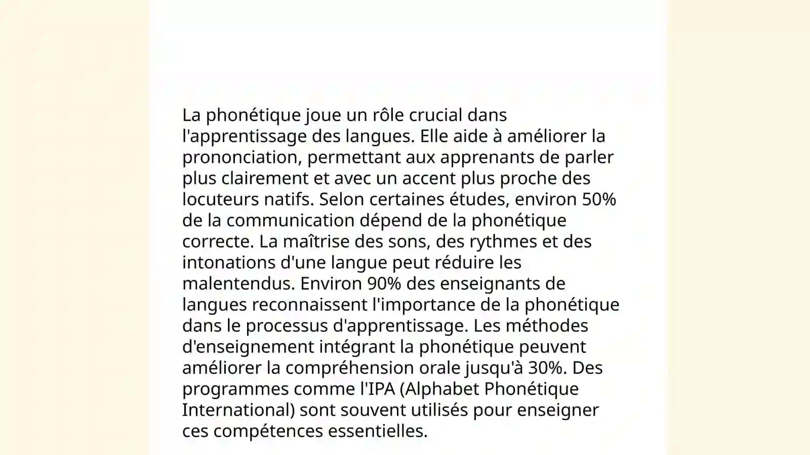 Méthodologies de la répétition et de la transcription phonétique 4