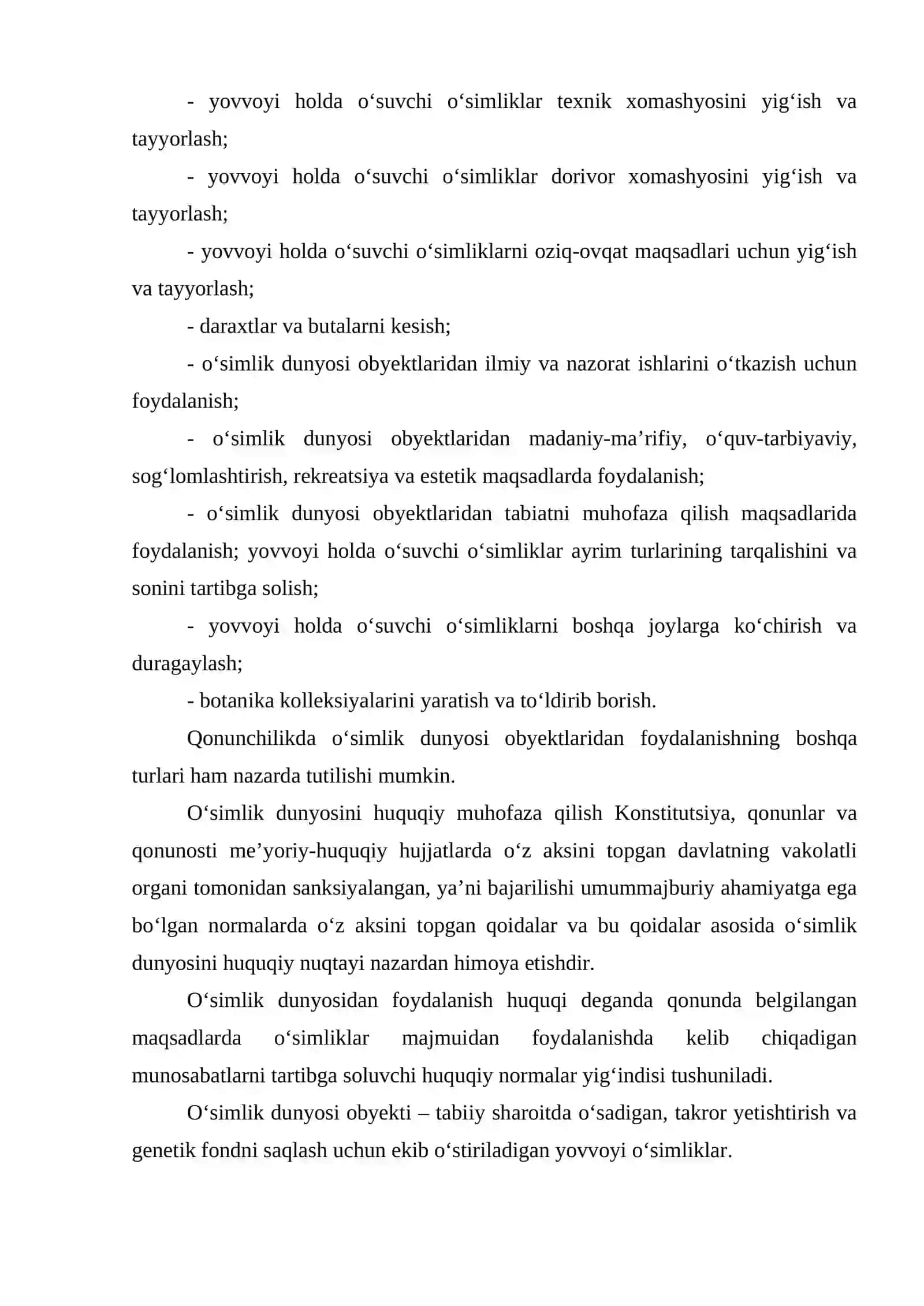 O‘simlik dunyosi va uni ekologik-huquqiy muhofaza qilish zarurati 4