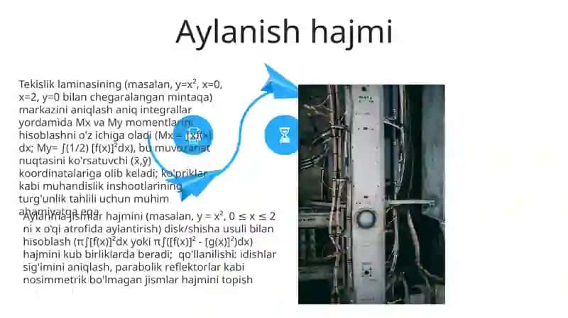 Aniq integralning mexanika masalalariga tadbiqlari 4