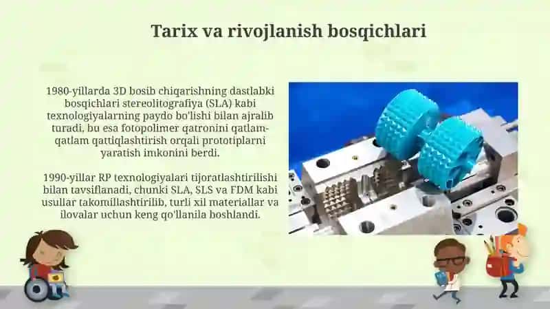 RP (rapid prototype- tezkor prototiplash) texnalogiyasi 4