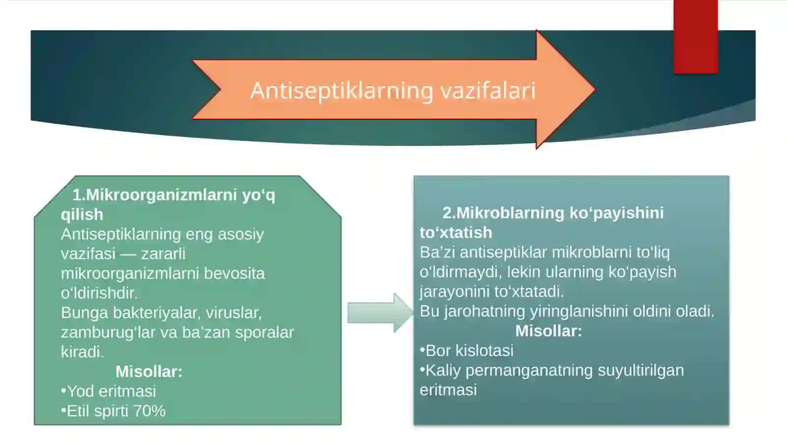 Antiseptiklarni oziq-ovqat mahsulotlarini konservalashda ahamiyati 4