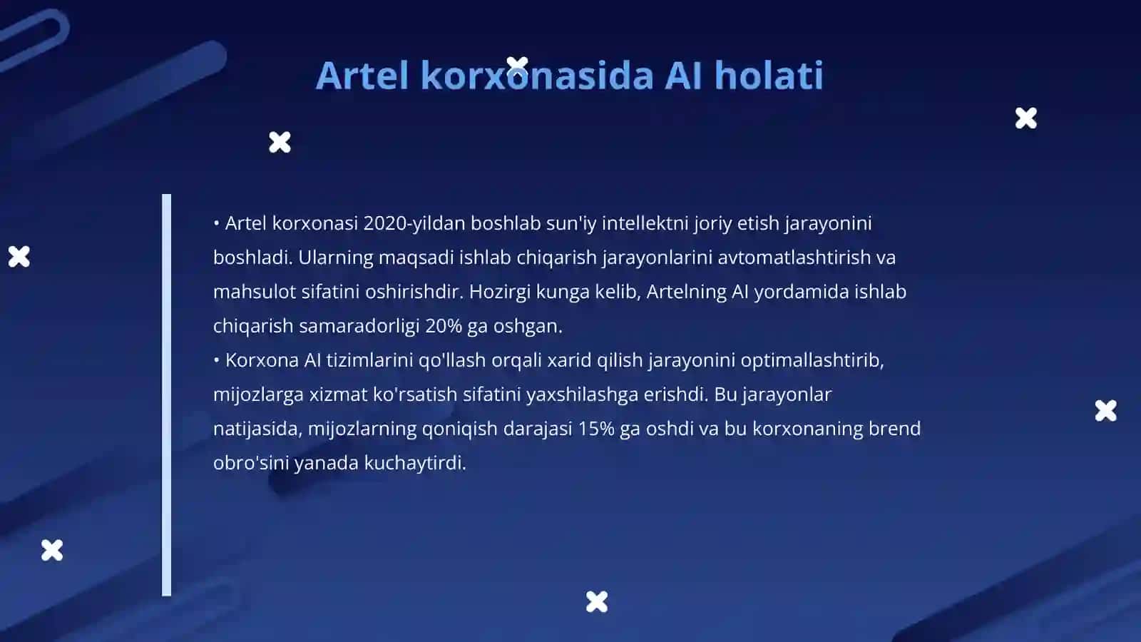 Sun'iy intellektning strategik boshqaruv 4