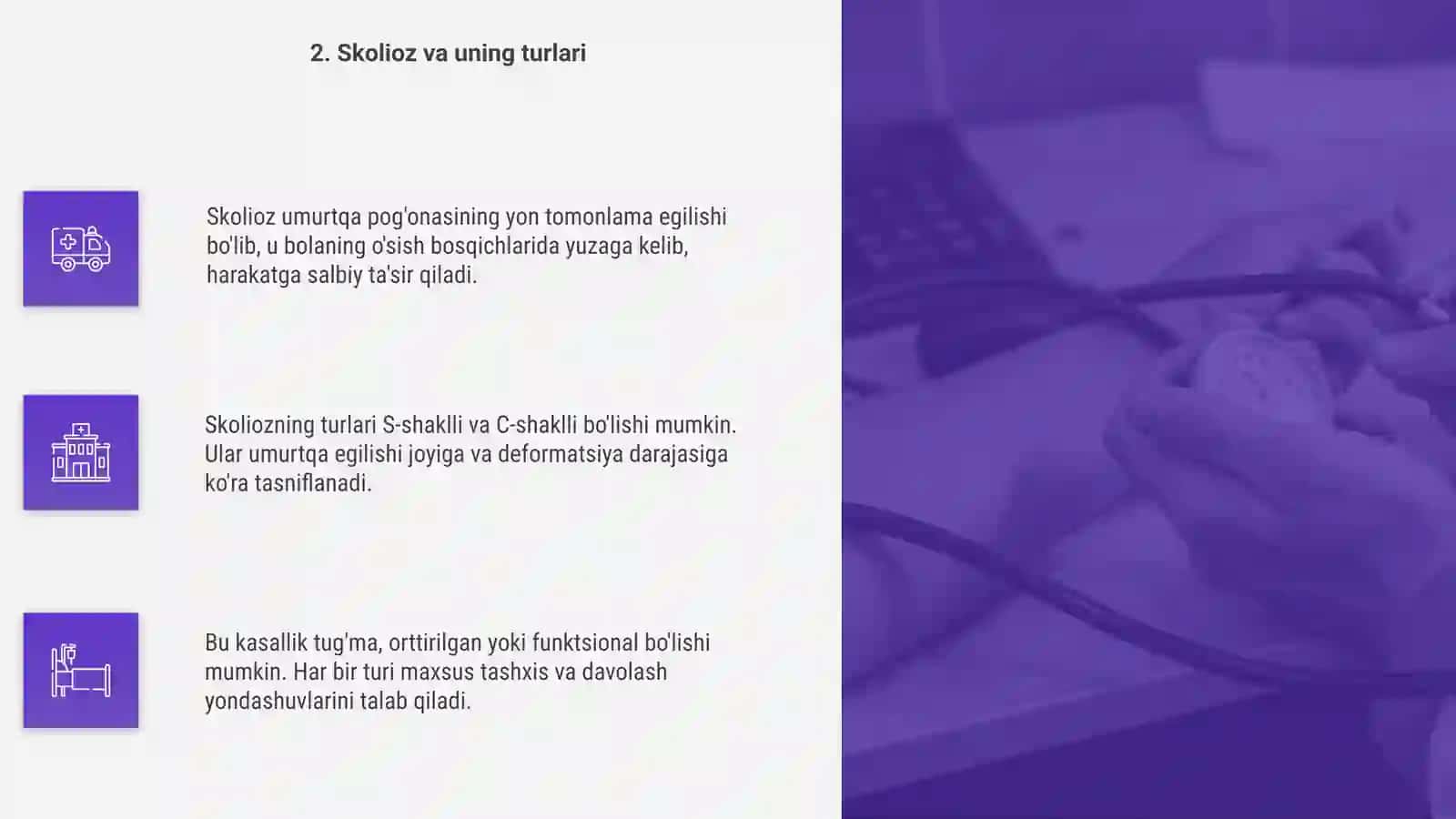 Sklioz va boshqa umurtqa deformatsiyalarining biomexanik tahlili 4