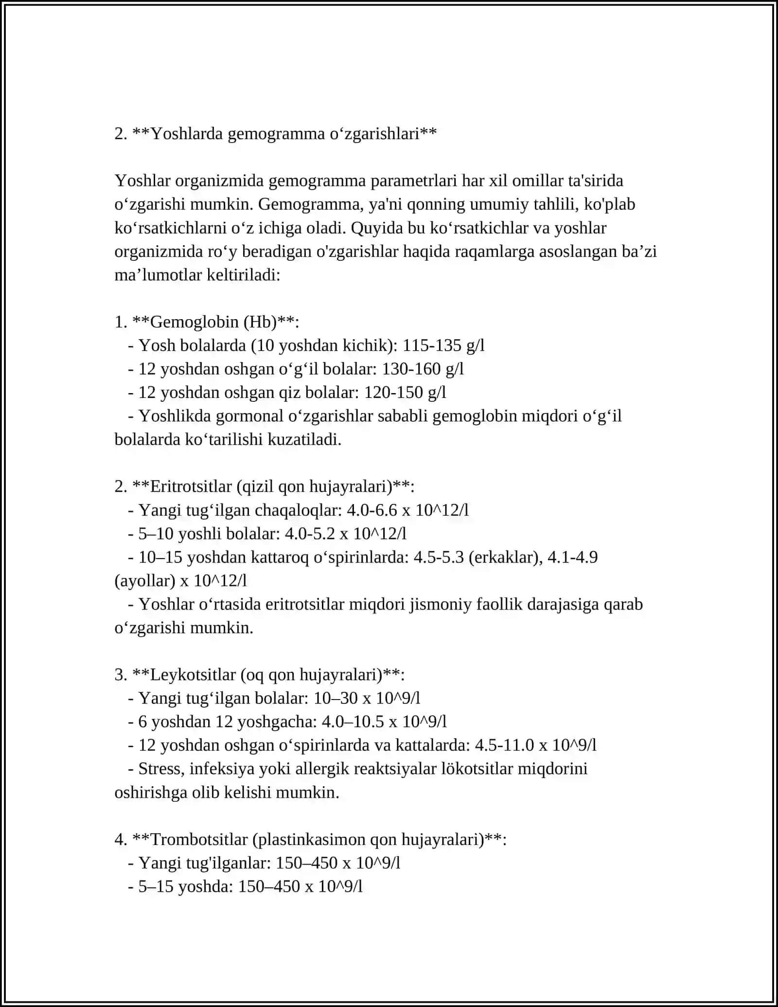 XAR XIL YOSHDAGI BOLALARDA GEMOGRAMMA VA UNING INTERPRITATSIYASI 4
