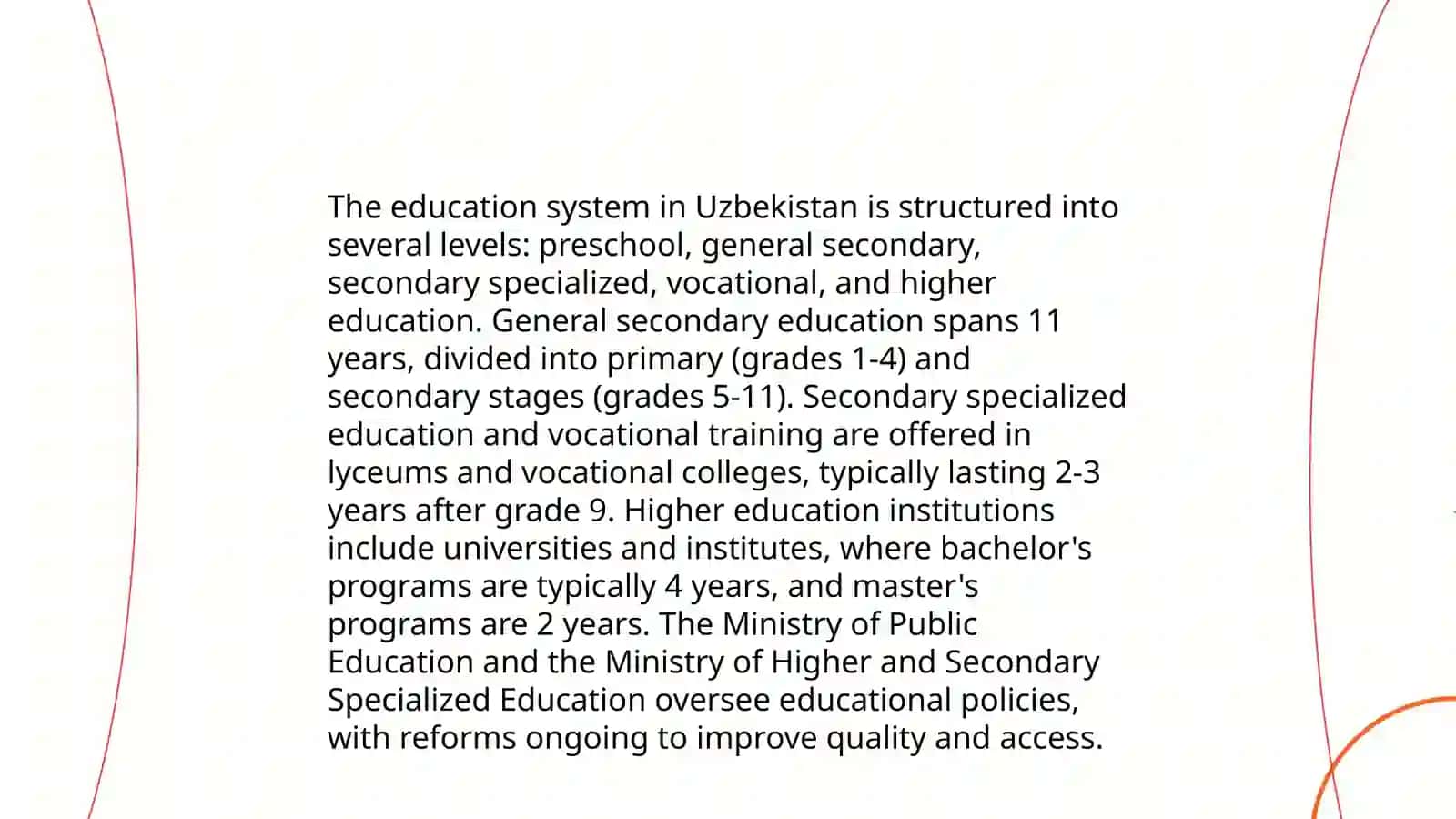 Education system of Uzbekistan 4