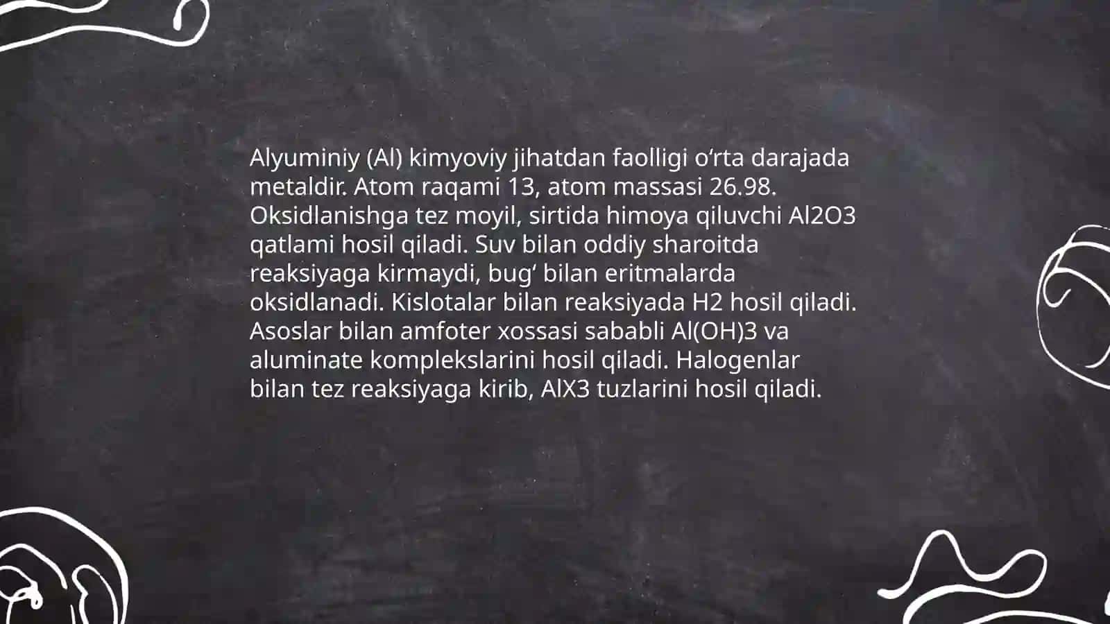 Alyumniy xossalari 4