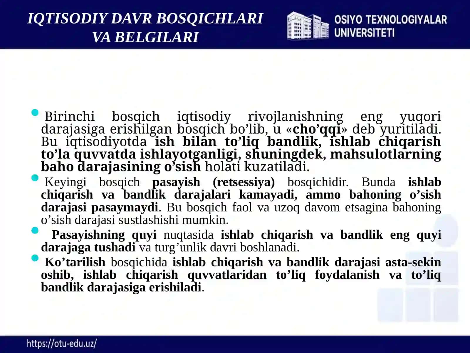 Iqtisodiyot (tarmoqlar va sohalar bo’yicha ta’lim yo‘nalishi 3-kurs 23-13 guruhi talabasi. Hamraeva Munira 4