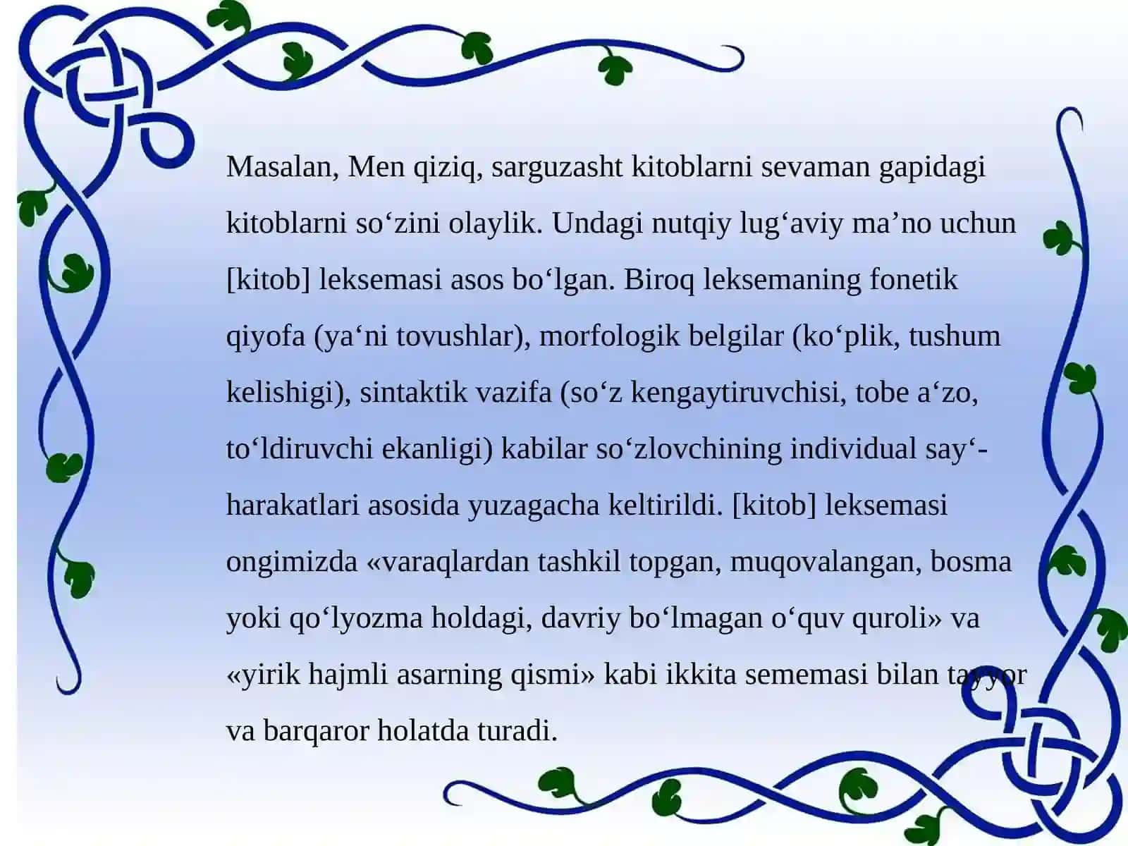 O‘ZBEK TILIDA KASB-HUNAR LEKSIKASI TAVSIFI 4
