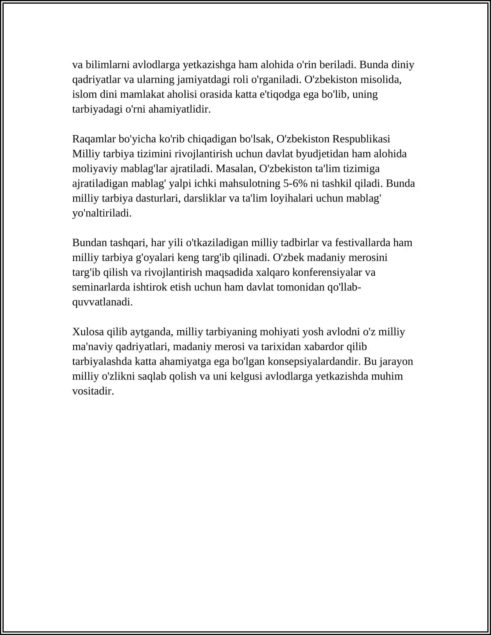 MILLIY TARBIYA IJTIMOIY ZARURYAT SIFATIDA 4