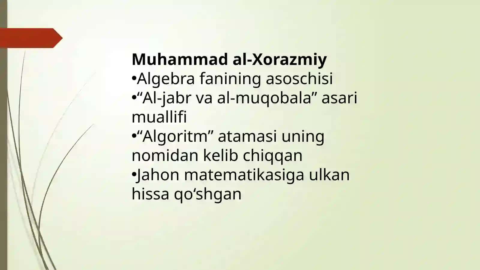 IX–XIIasrlardamamlakatimizhududidaro‘yberganmadaniyuyg‘onish. Buyukallomalarningjahonsivilizatsiyasigaqo‘shganhissasi 4