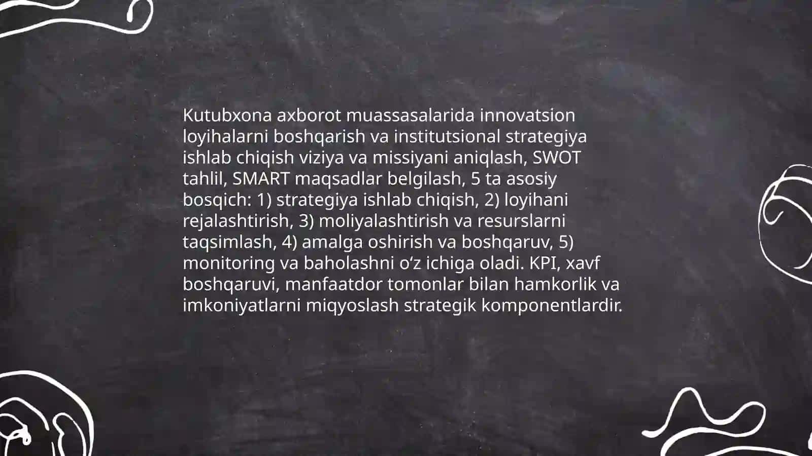 Kutubxona axborot muossalarida inavatsion faoliyatni tashkil etish jarayonlari 4