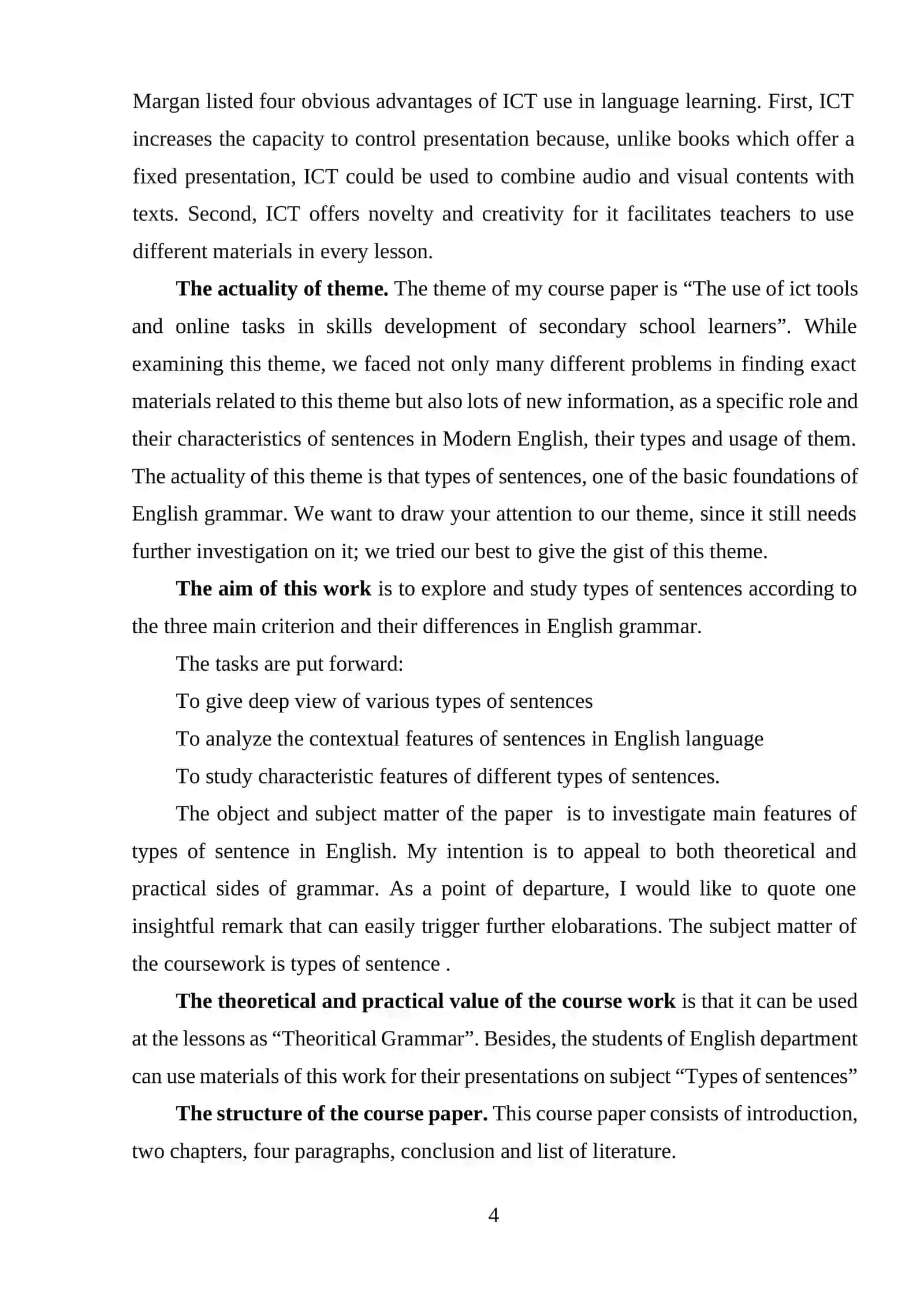 THE USE OF ICT TOOLS AND ONLINE TASKS IN SKILLS DEVELOPMENT OF SECONDARY SCHOOL LEARNERS 4