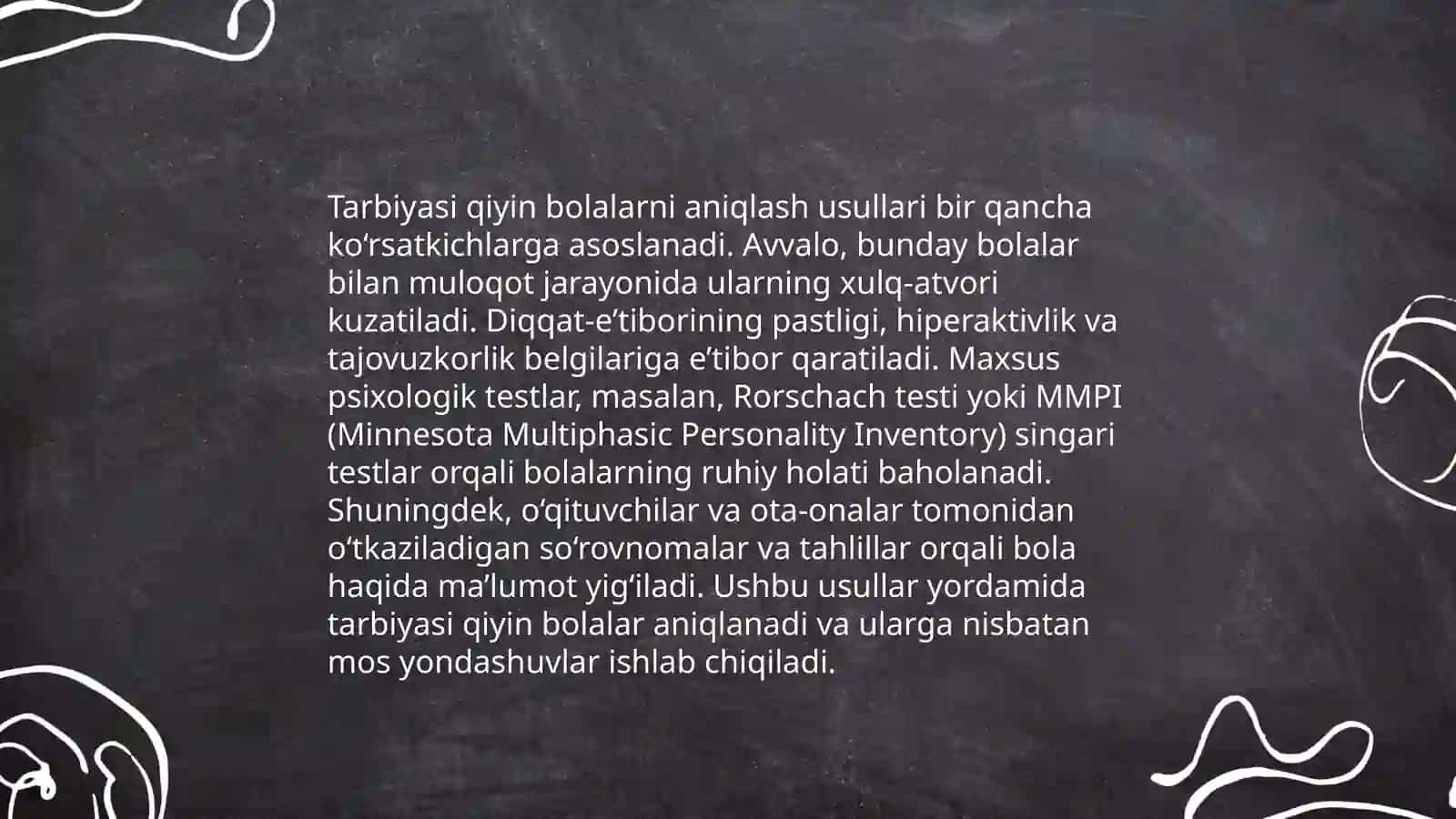 Tarbiyasi qiyin boʻlgan bolalar psixologiyasi 4