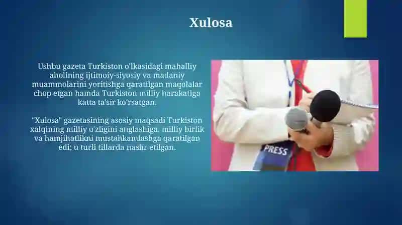Turkistonda milliy matbuotning yuzaga kelishi 4