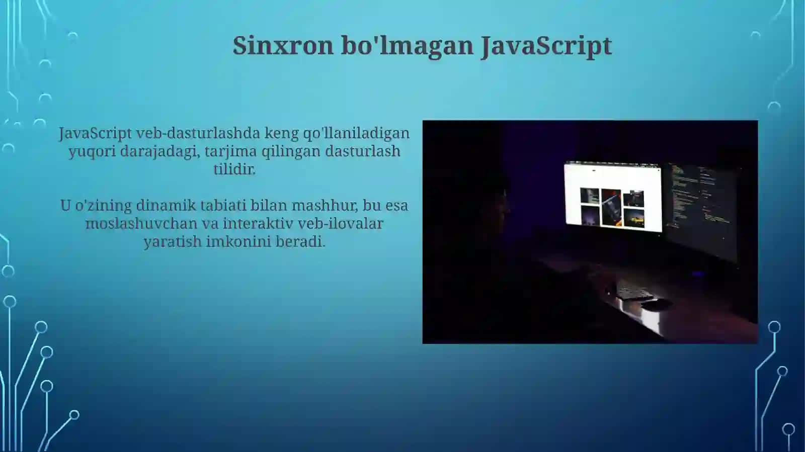 JavaScript Amaliyotida 4