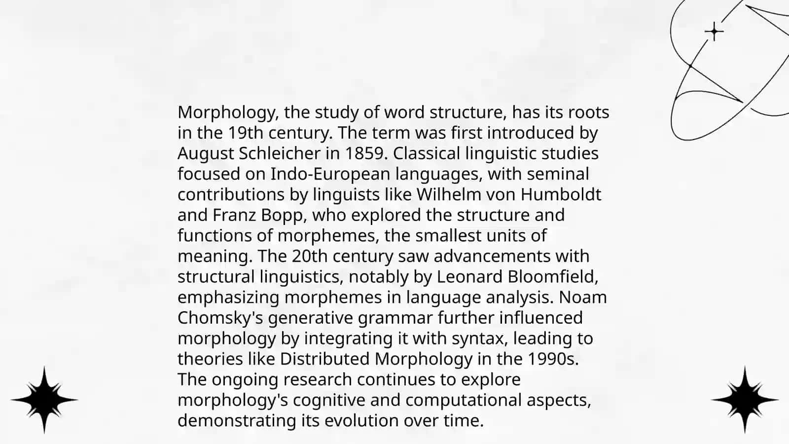 General Information about Morphology 4