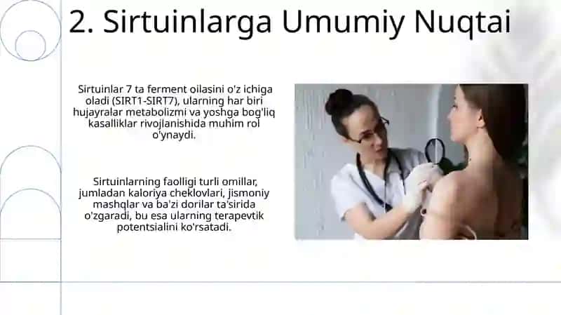 Sirtuinlar Tarangligi va Uni Aniqlashning Tibbiyotdagi Ahamiyati 4
