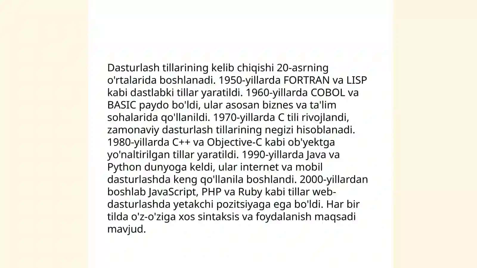 Axborot texnologiyalari rivojlanish tarixi 4