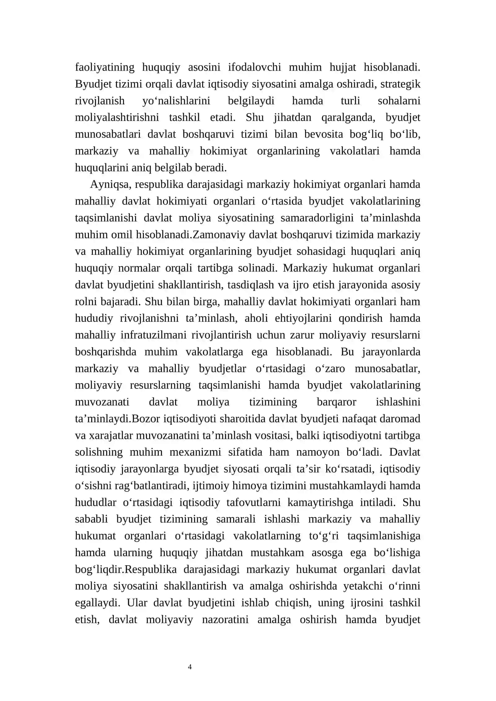 G’aznachilik kurs ishi 4