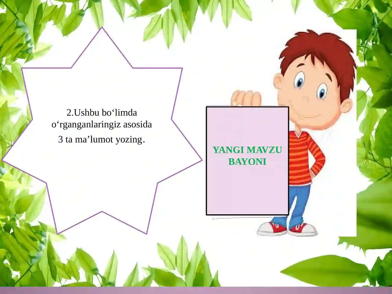 YANGI MAVZU BAYONI 4