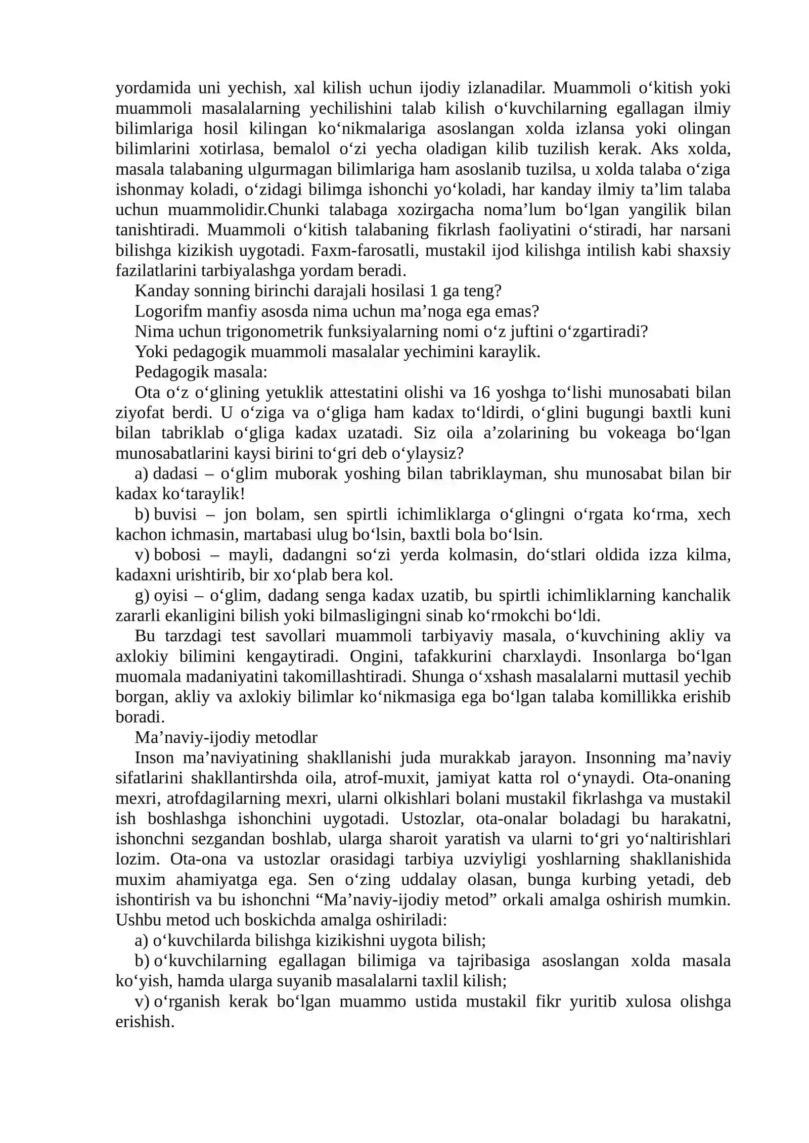 Ta’lim metodlari va vositalari 4