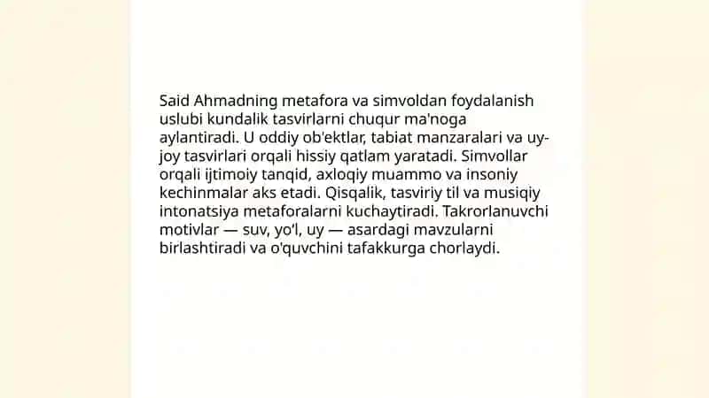 Said Ahmadning so'z qo'llash mahorati 4