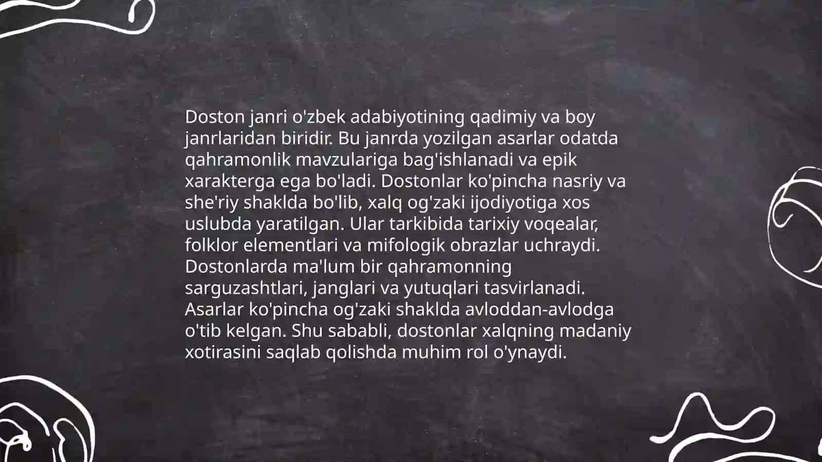 Dostonchilik maktablari, dostonlar tahlili 4