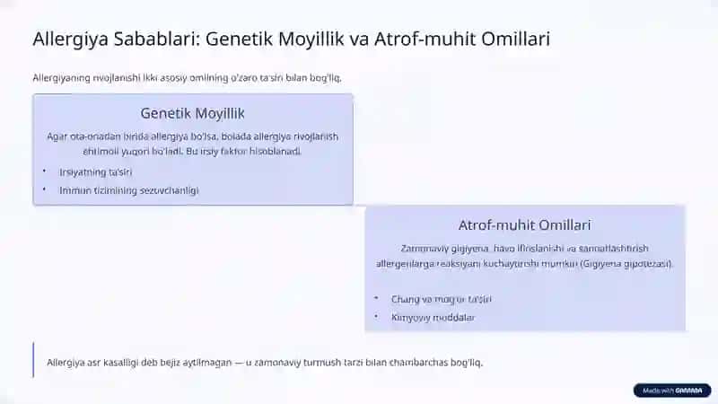 Allergiya: Tushuncha, Turlari va Samarali Qarshi Kurash Usullari 4