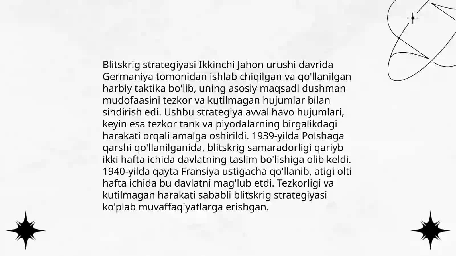 Harbiy maxoratning yangi jihatlari va urush harakatlarining umumiy surati 4
