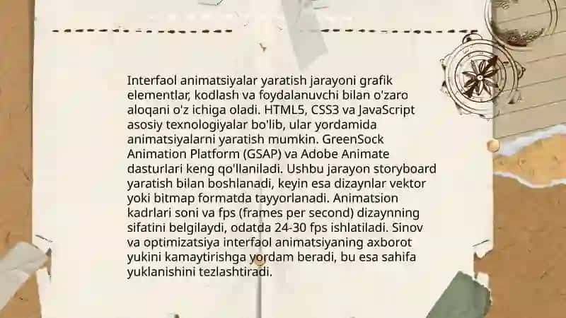 Macromedia Flash muhitida interfaol animatsiyalar yaratish 4