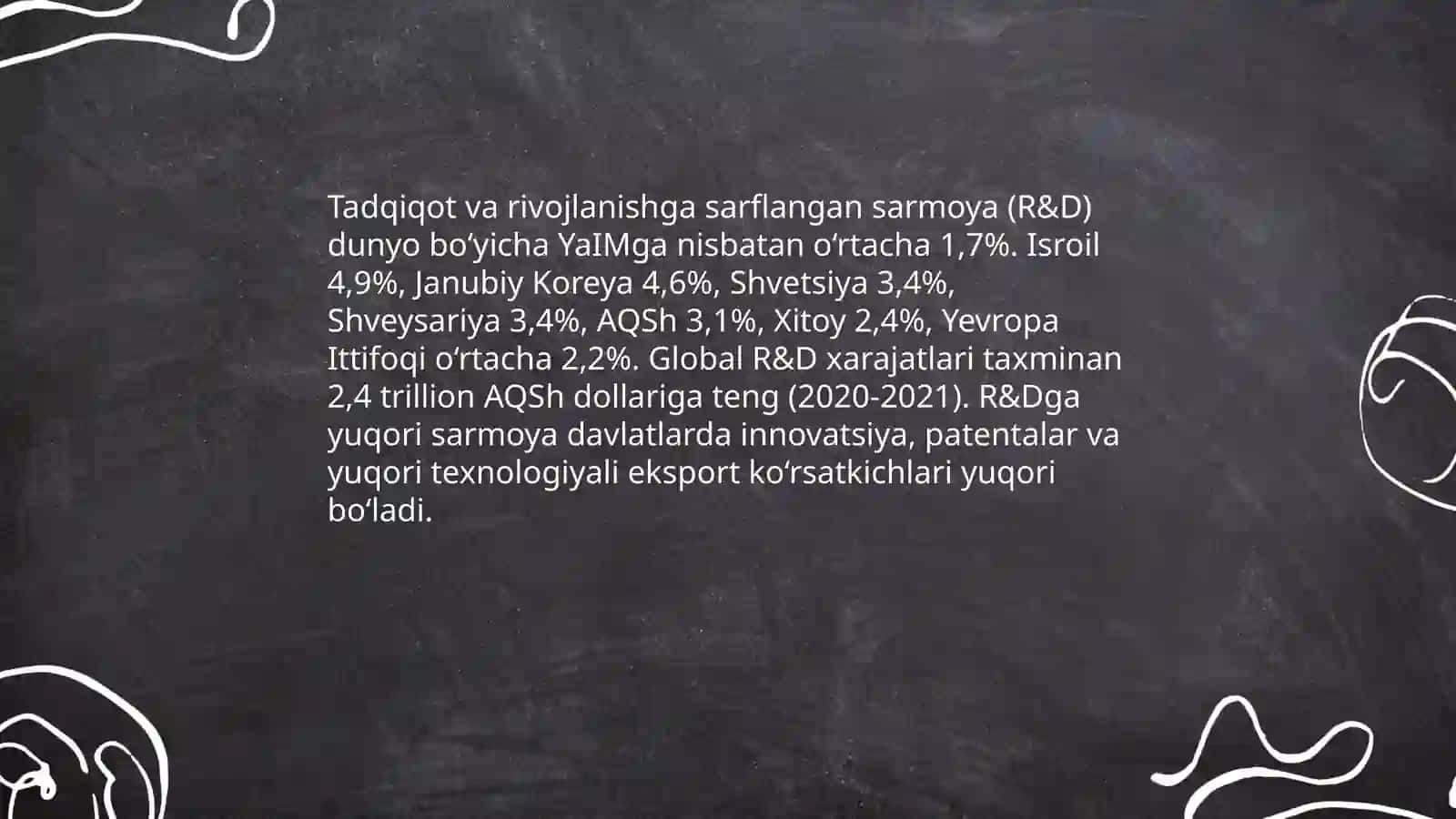 Jahondagi ilm-fan taraqqiyot va iqtisodiyot 4
