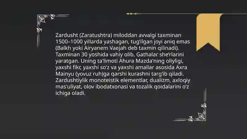 Zardushtiylik dini 4