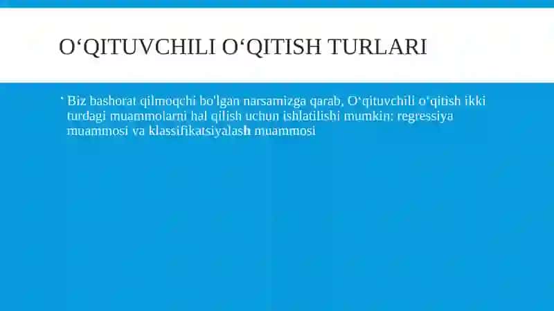 O'qituvchi o'qitish 4