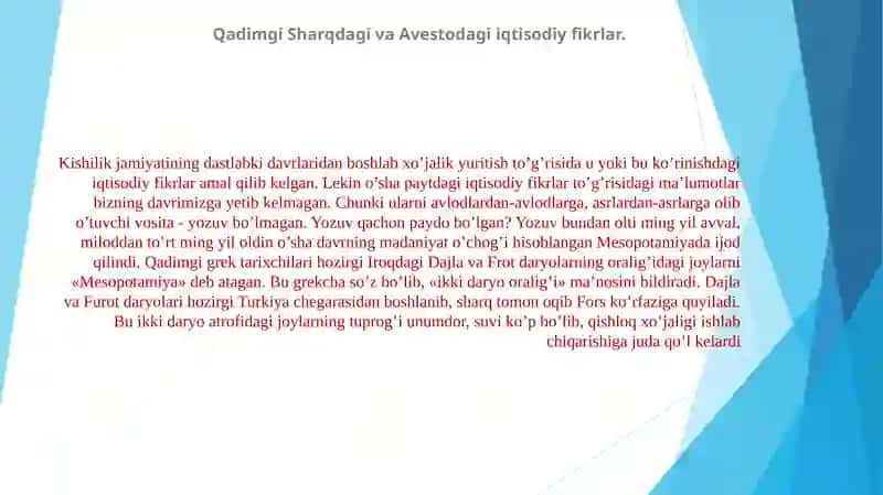 Q ADIMGI DUNYO MUTAFAKKIRLARINING IQTISODIY QARASHLARI 4