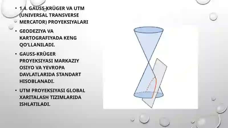 Geodeziyada proeksiyalash usuli. Koordinata sistemasi. Fazoviy koordinatalar 4
