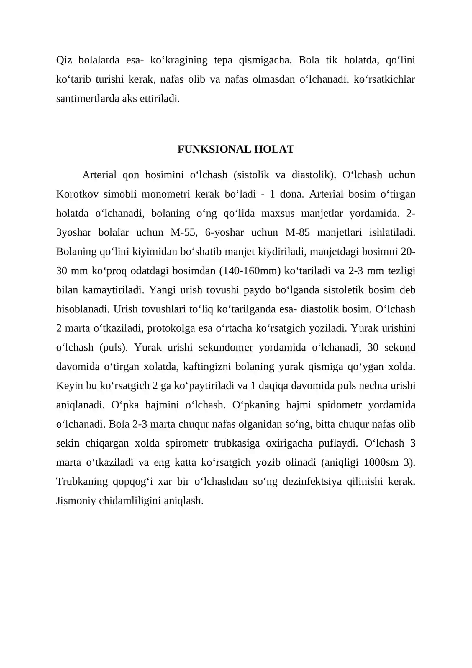 Maktabgacha yoshdagi bolalar jismoniy rivojlanishi va funksional holati 4
