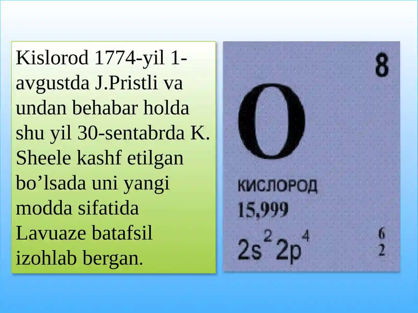 Kislorod Taqdimoti 4