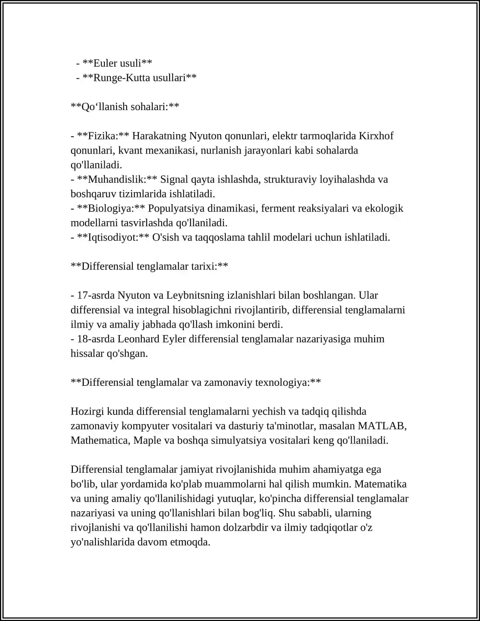 DIFFERENSIAL KUCHAYTIRGICHLAR 4