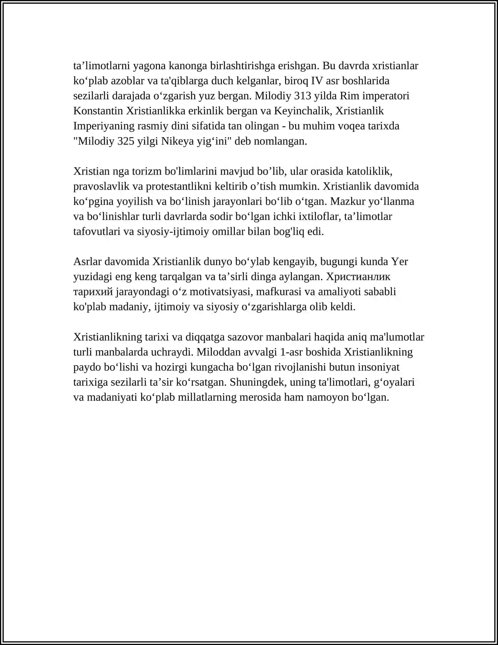 XRISTIANLIK DINI VA TARIXI 4