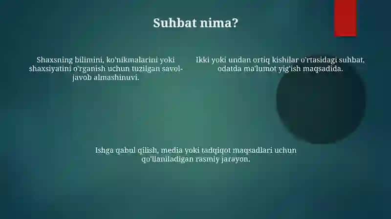 Muloqat haqida tushincha 4