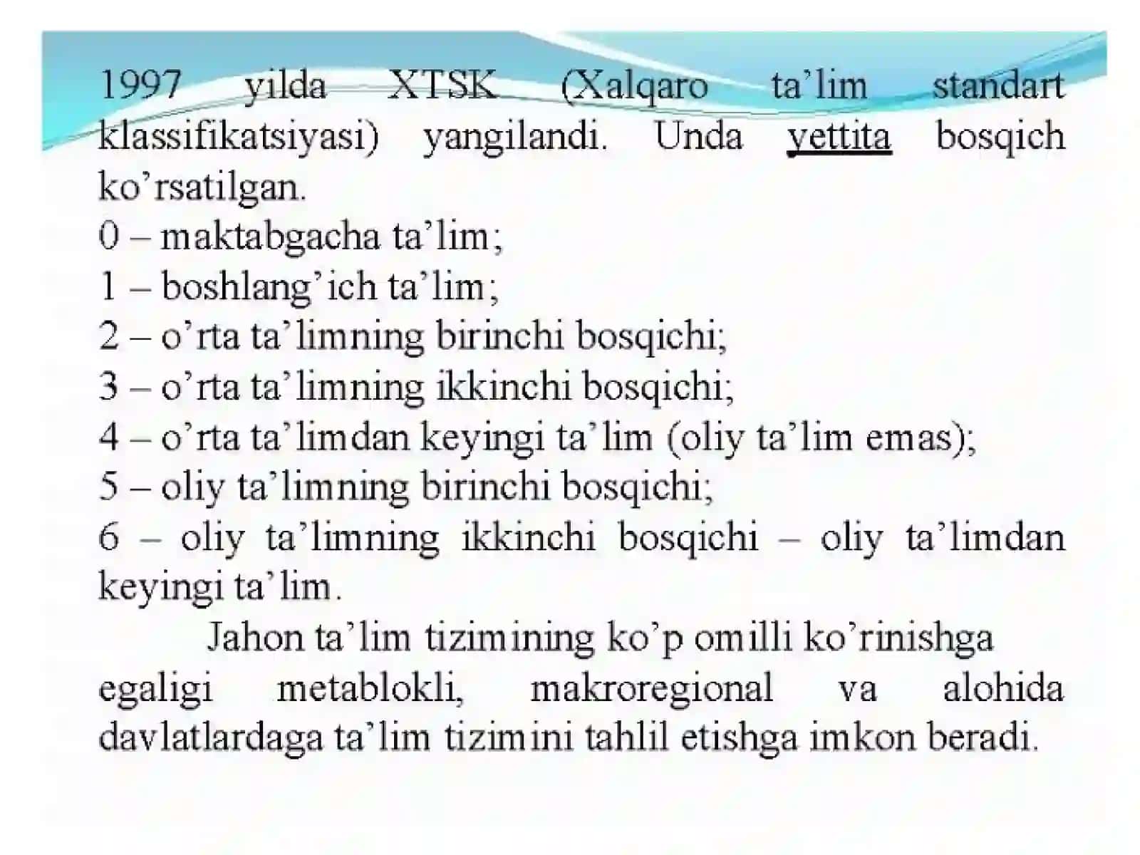 Umumiy pedagogika fanidan taqdimoti 4