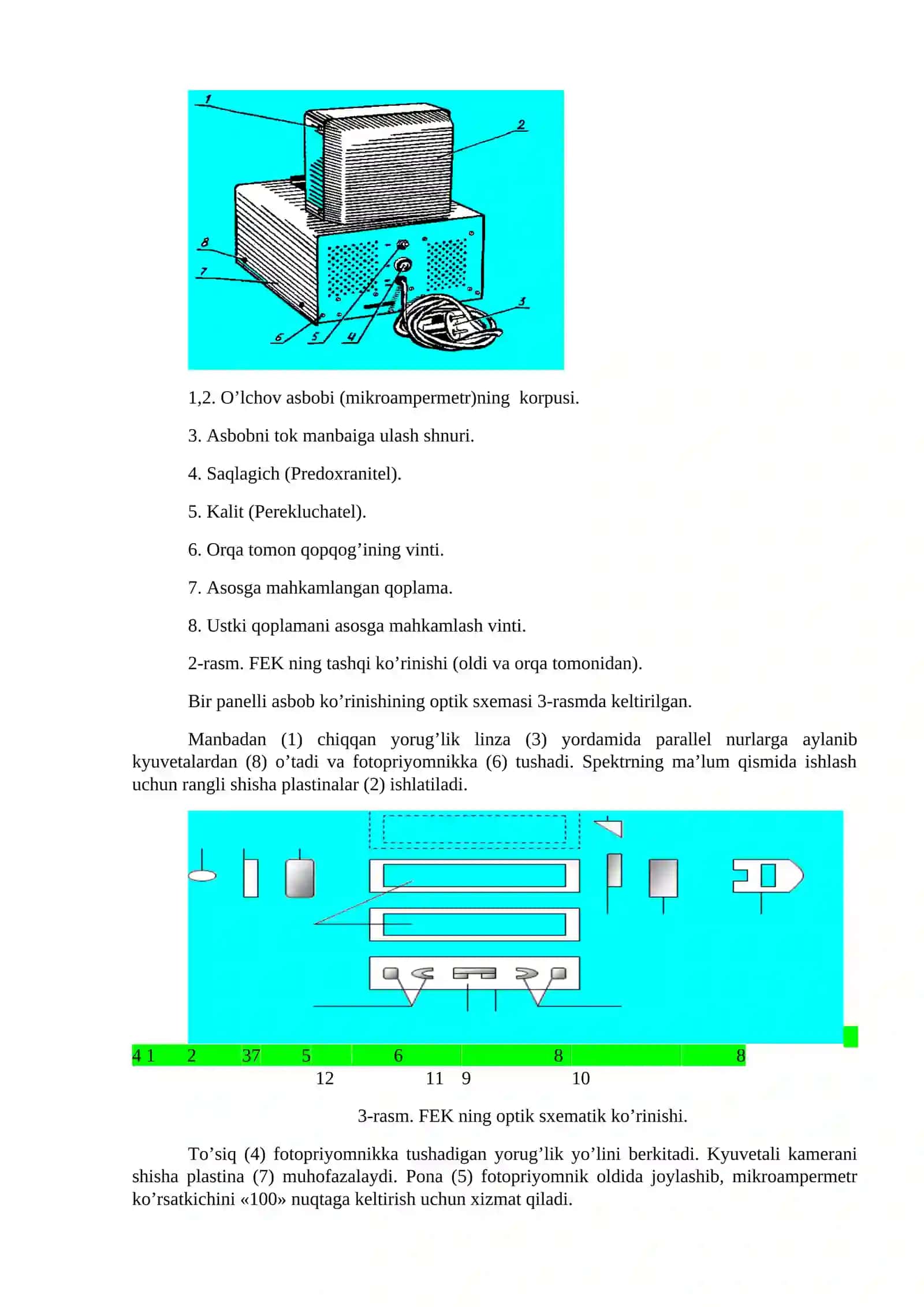Fotokolorimetrda rangli suyuqliklarning konsentratsiyasini aniqlash 4