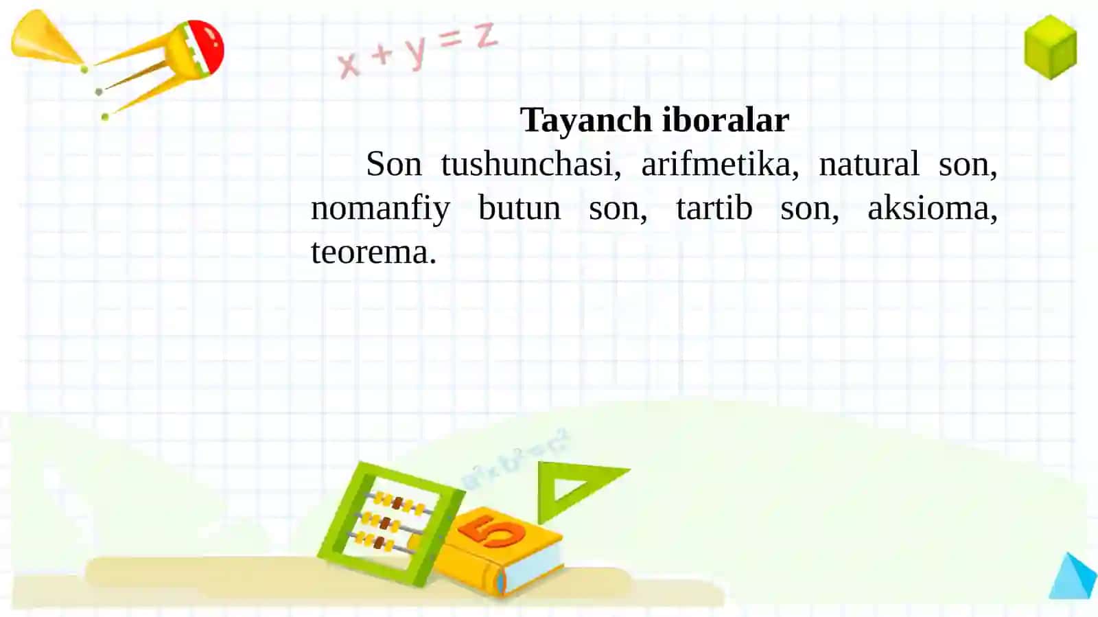 4-mavzu.Nomanfiybutunsonlarto‘plaminingxossalari 4